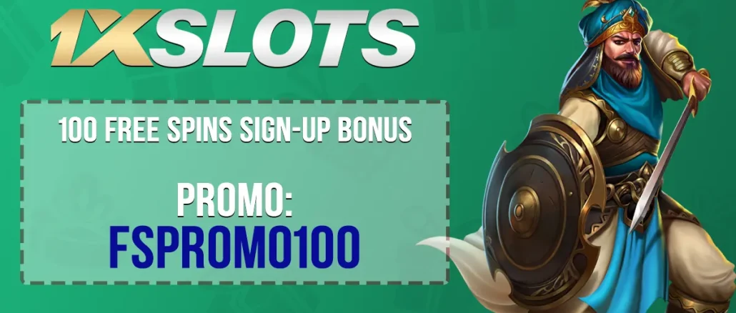 1xSlots Casino Promo Code for 100 Free Spins