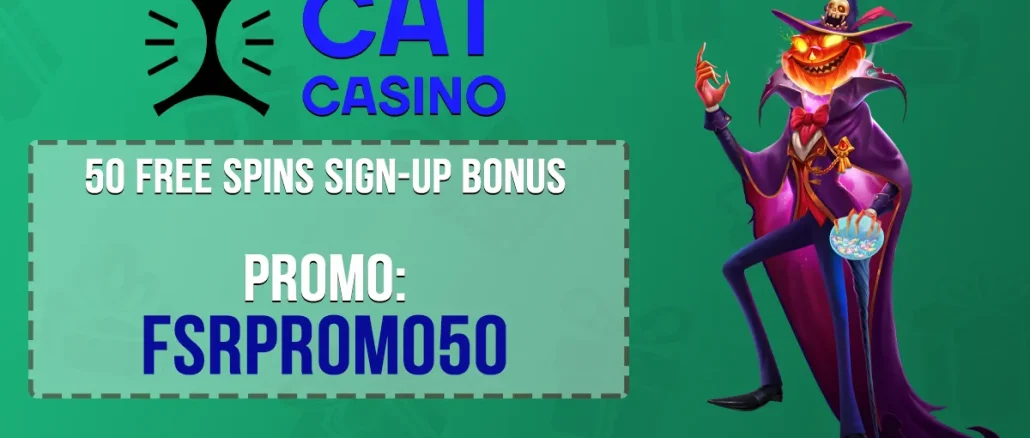 Cat Casino Promo Code for 50 Free Spins