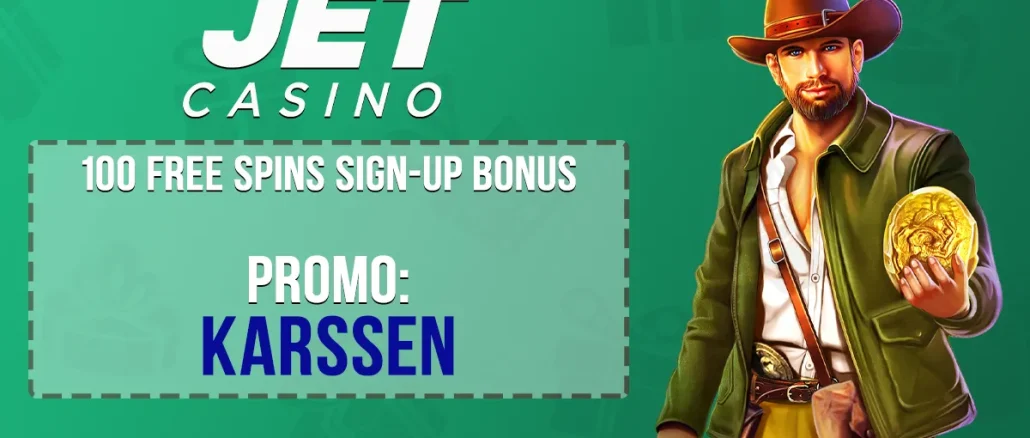 Jet Casino Promo Code for 100 Free Spins