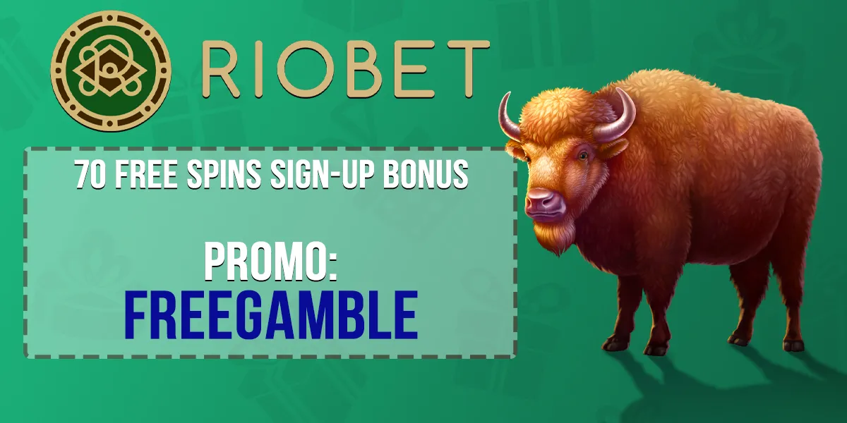 Riobet Casino Promo Code for 70 Free Spins