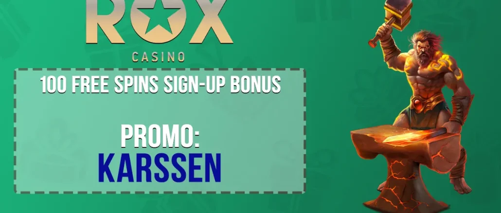 Rox Casino Promo Code for 100 Free Spins