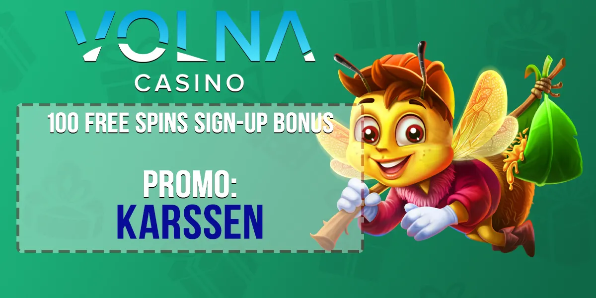 Volna Casino Promo Code for 100 Free Spins